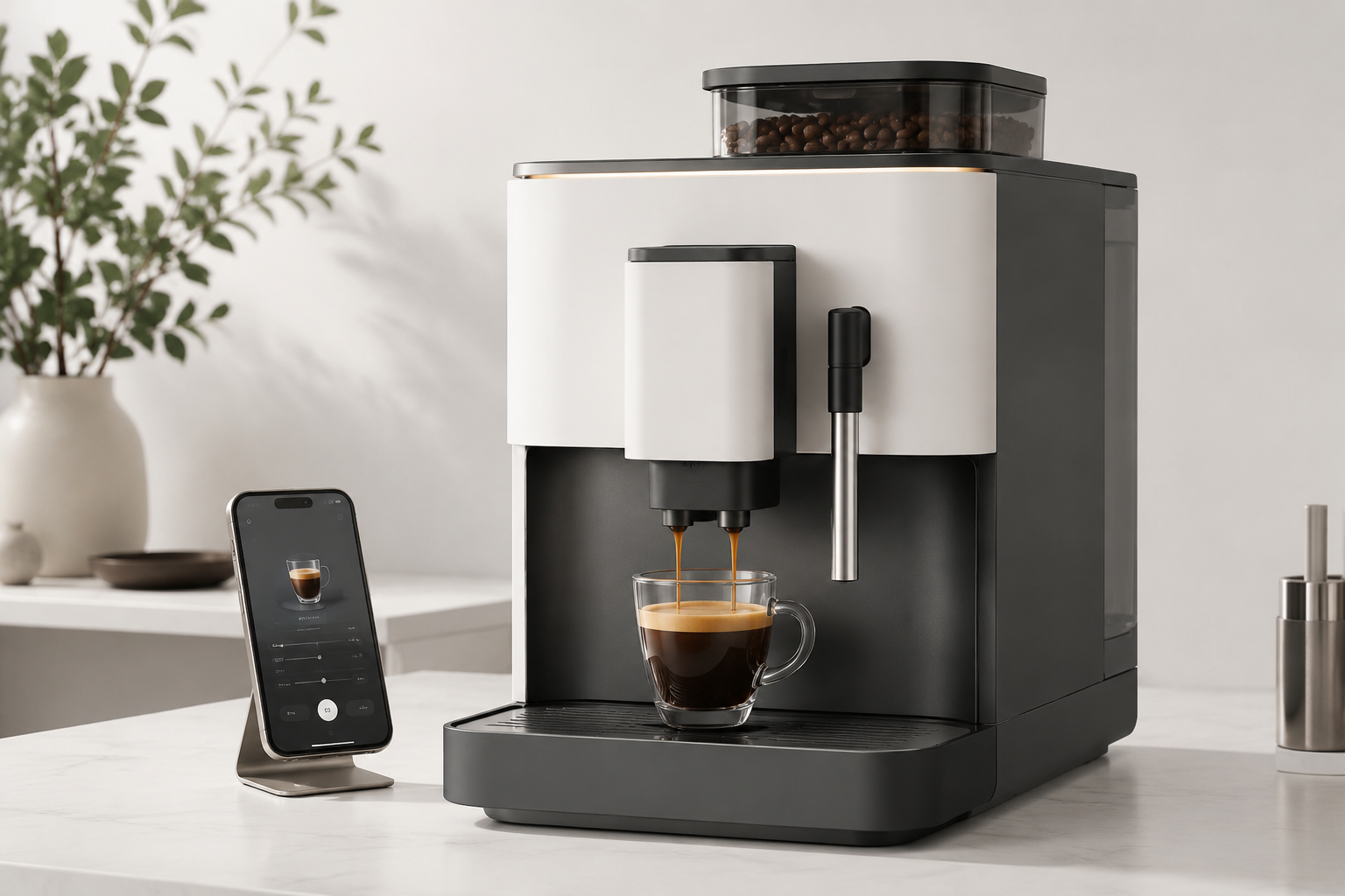 Velmoss Crema Smart Automatic Espresso Machine - Image 3