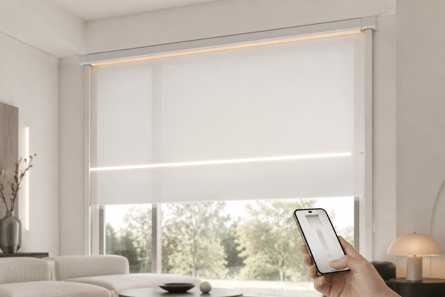 Velmoss Shade Smart Motorized Window Roller Shade - Image 3
