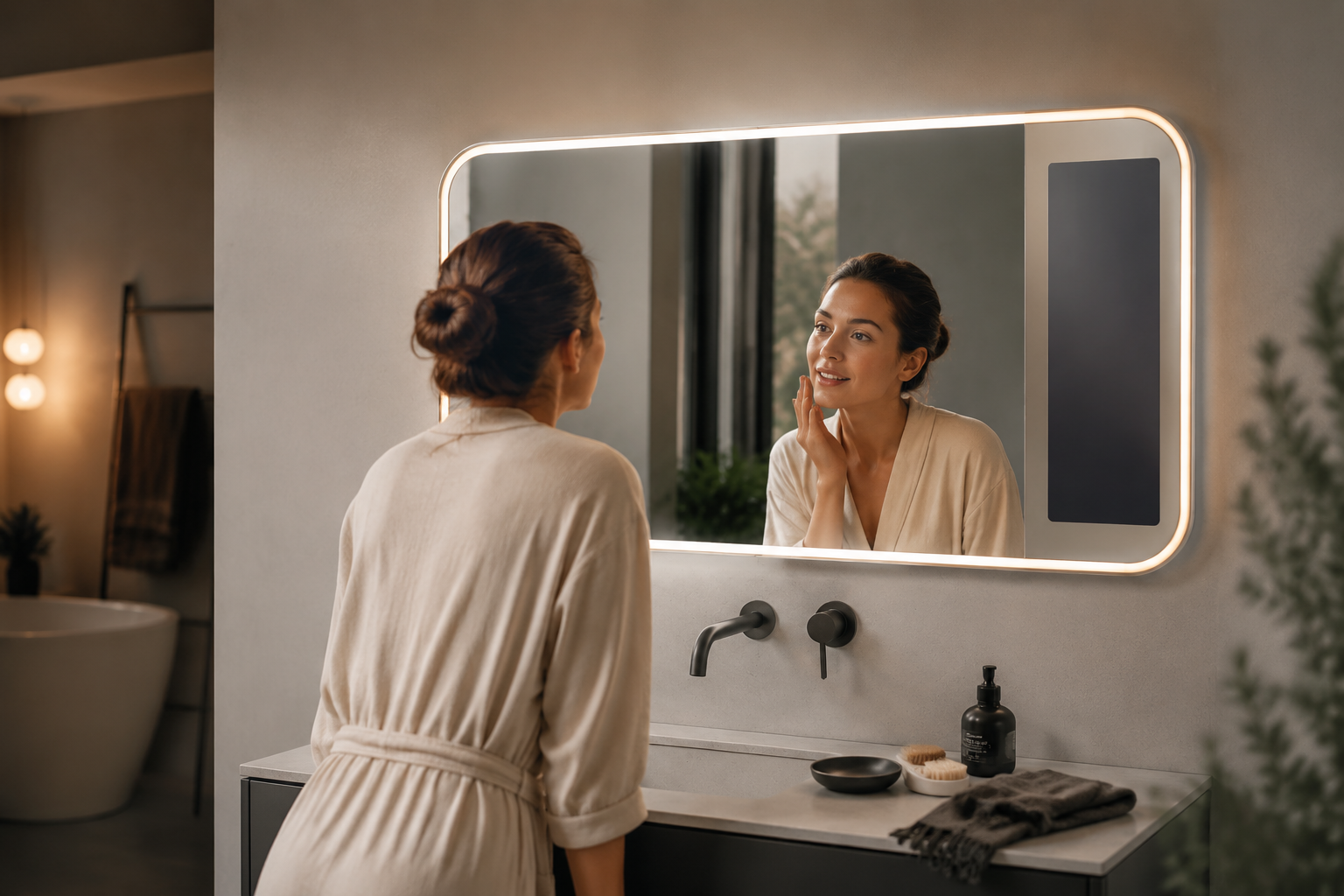 Velmoss Lumen Smart LED Bathroom Mirror - Image 5