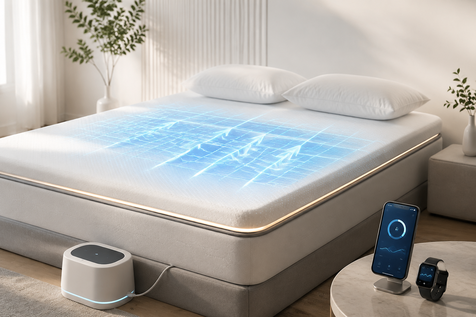 Velmoss Cool Smart Heated Mattress Pad with Sleep Tracking - Image 3